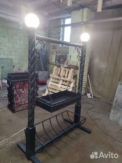 Мангал с освещением