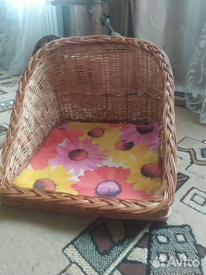 Корзина плетёная для животных
