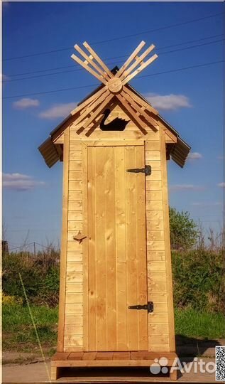 Дачный туалет с установкой ART132