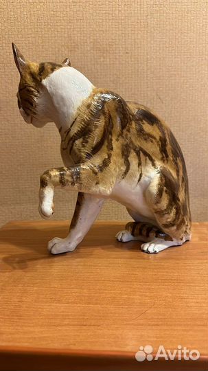 Статуэтка кошка фарфор
