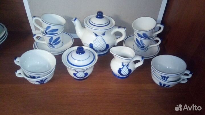 Сервиз чайный гжель
