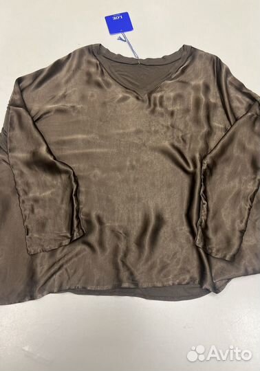 Блузка атласная Италия р 50-56