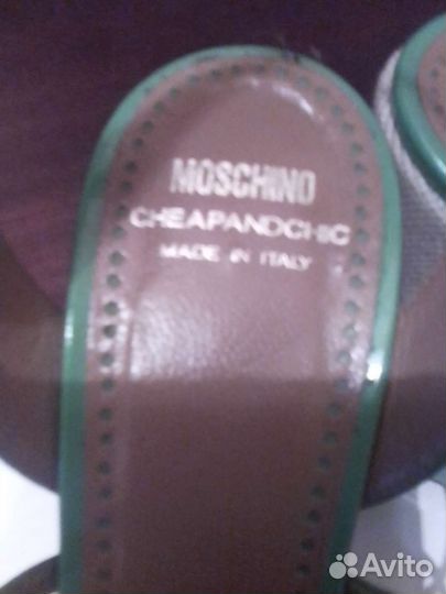 Босоножки Moschino Chieapandchic