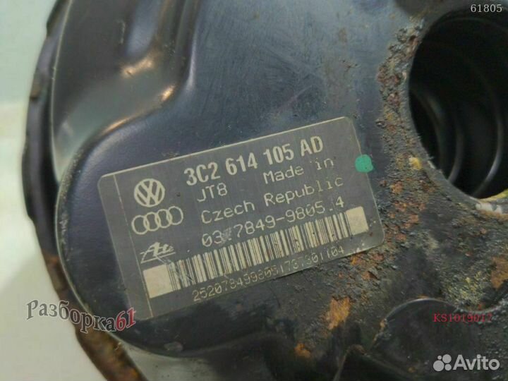 Вакуум тормозной skoda superb