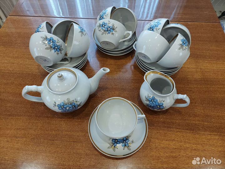 Чайный сервиз СССР дулево на 12 персон