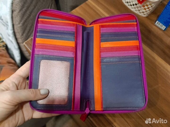 Кошелек женский натуральная кожа италия