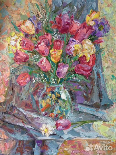 Картина маслом на холсте большая