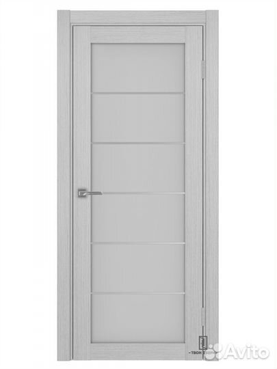 Дверь межкомнатная асс 501.2 (молдинги), дуб белен