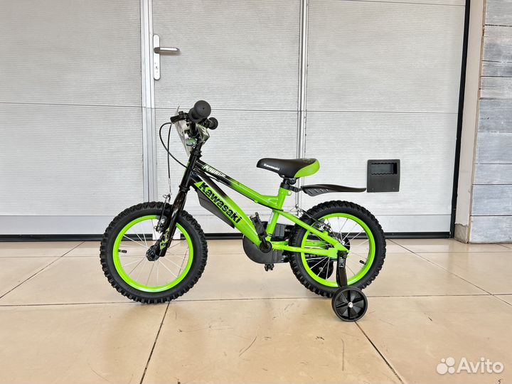 Велосипед kawasaki krunch 14 зеленый