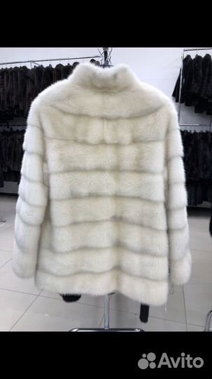 Шуба норковая белая 44 46