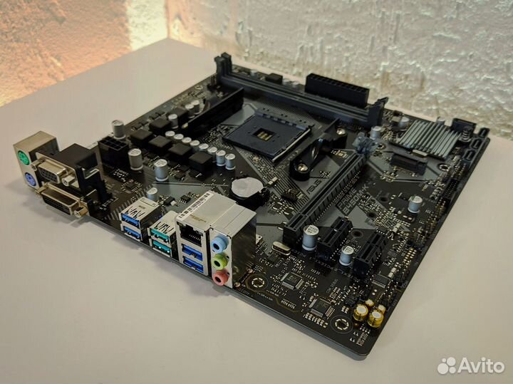 Материнская плата Asus Prime B450M-K: AM4