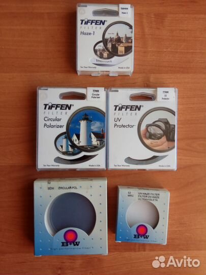 Светофильтры B+W и Tiffen диаметр 52mm 58mm 77mm