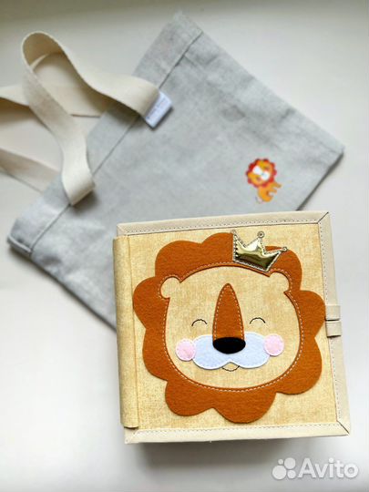 Развивающая книга из фетра