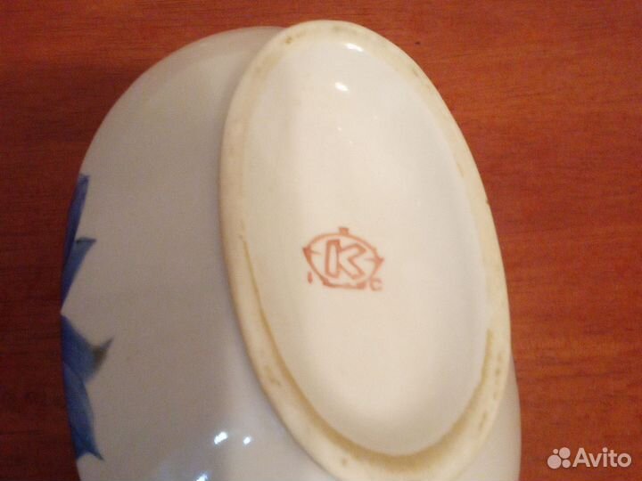 Посуда СССР, Соусник-ладья, Коростень, 50гг