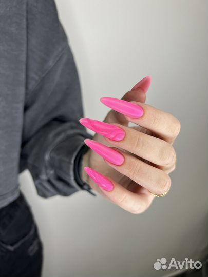 Комбинированный маникюр с покрытием