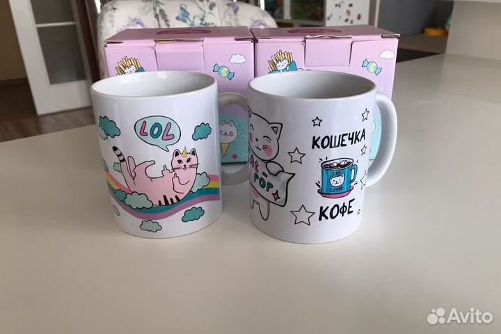 Печать на кружках и тарелках