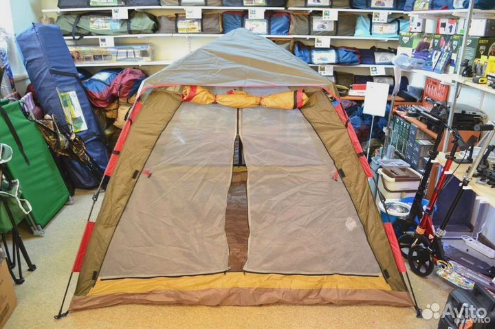 Палатка Для отдыха 3х местная, полуавтомат