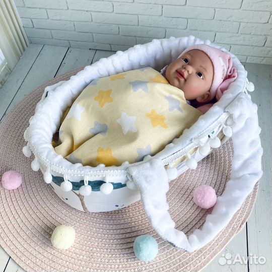 Люлька переноска для кукол, басиков и пупсов