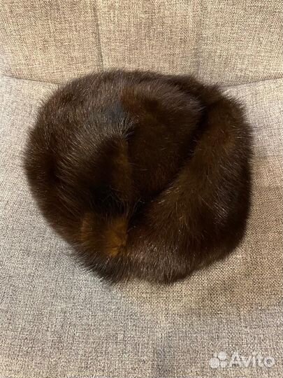 Шапка норковая женская, ретро