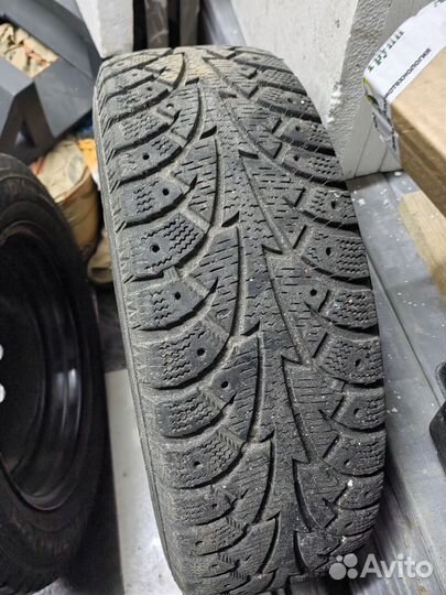 Колеса 2 шт на зимней резине Hankook 175 65 r14