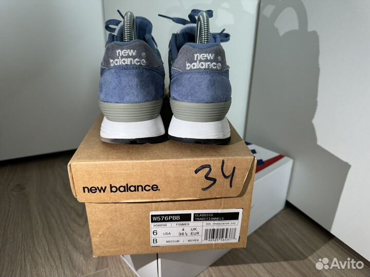 Кроссовки new balance w576pbb size 4 uk