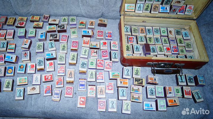 СССР Стопки этикетки банки селедочн спички Рига