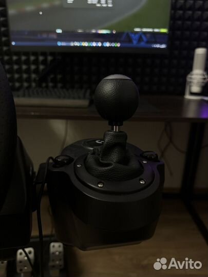 Руль logitech g923 + shifter + стойка