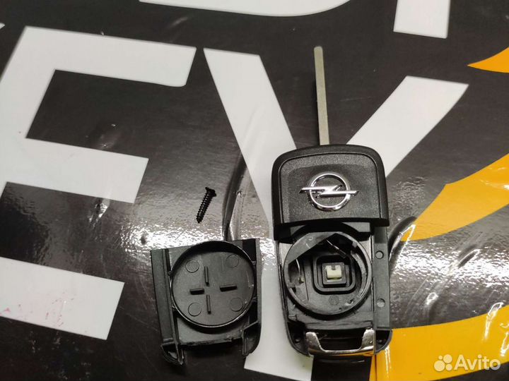 Корпус выкидного ключа Opel на 3 кнопки