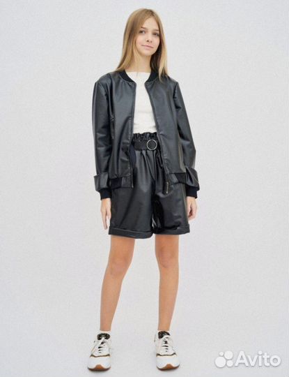 Костюм из экокожи подростковый