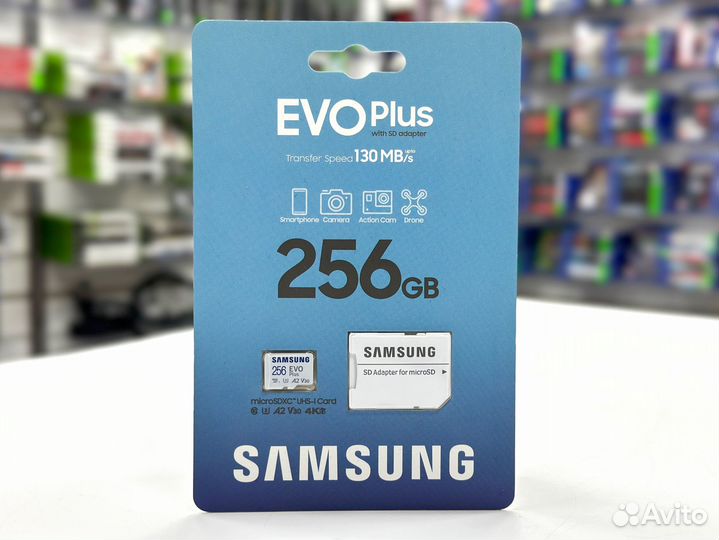 MicroSD Samsung EVO Plus class 10 (256Gb) NEW