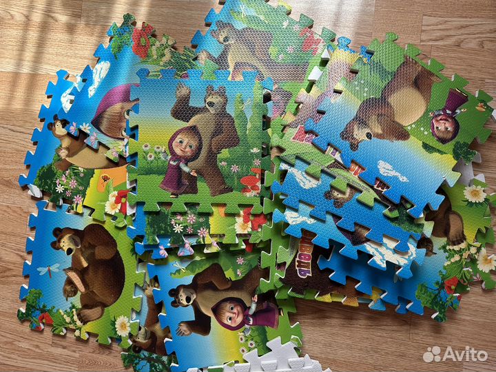 Мягкий коврик пазл