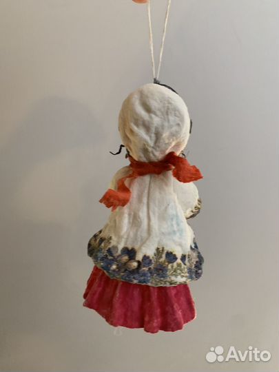 Ватные елочные игрушки