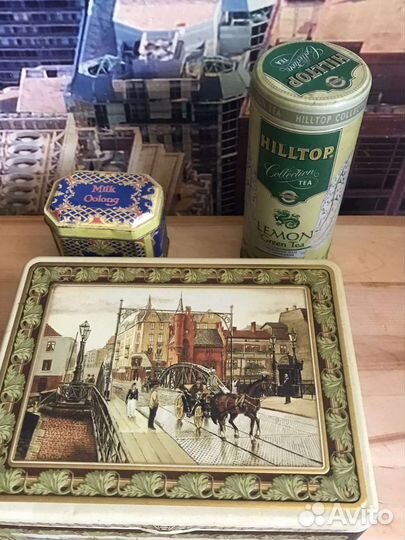 Жестяная банка из под чая