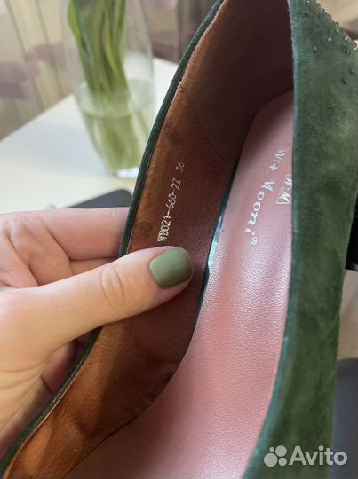 Туфли замшевые