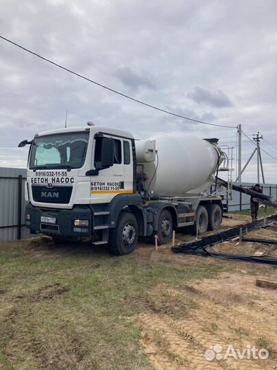 Бетон м100-м500, раствор м50-м250