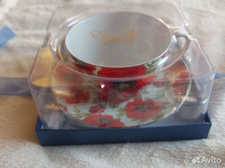 Фарфоровая чайная пара