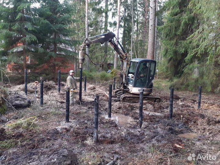 Фундамент / Винтовые сваи под ключ