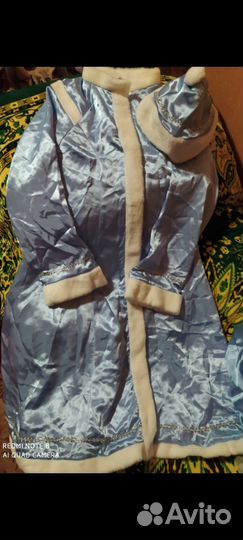 Костюм новогодний Снегурочка р.44/46