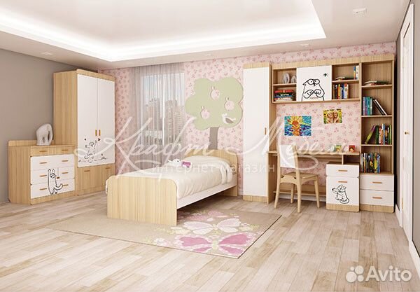 Детская подростковая комната Кот