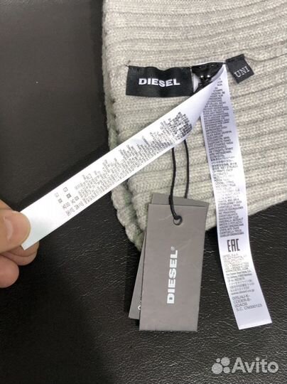 Шапка Diesel grey, оригинал, Италия