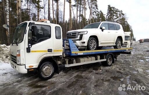 Эвакуатор. Платформа. Сходни. Лебёдка