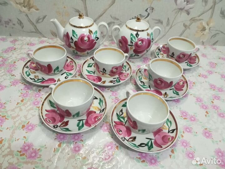 Чайный сервиз Песочное. 1974 г.в