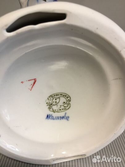 Гжель скульптура Обезьяна