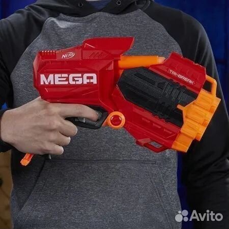 Бластер Нерф Nerf Мега Tri-Break