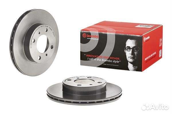 Диск тормозной передний brembo 09705611