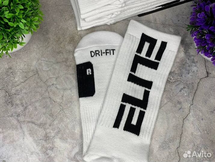 Носки белые Nike Elite