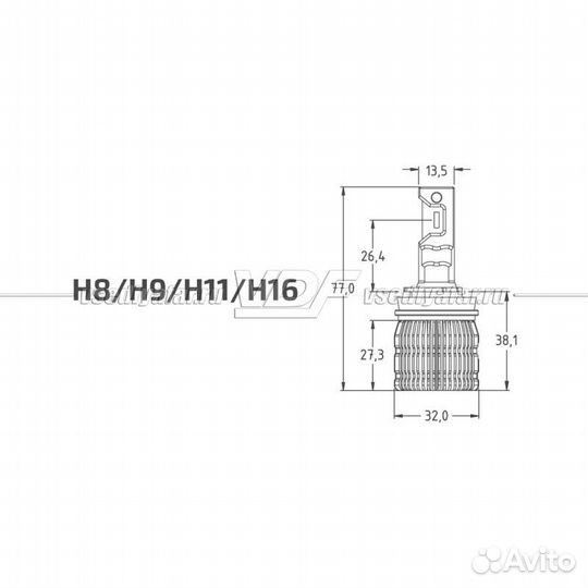 Светодиодные лампы MTF Light Active Night H11/H8/H