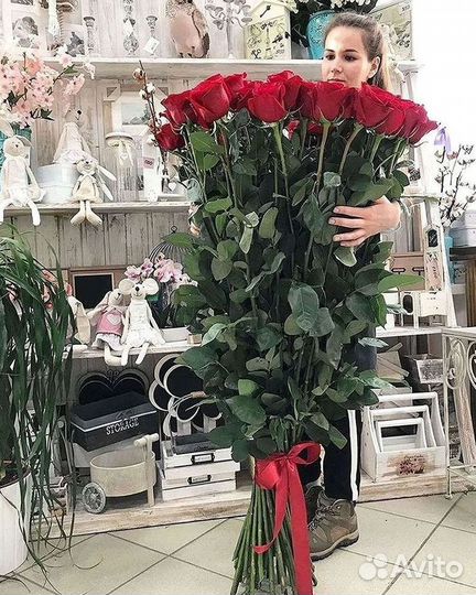 Высокие розы Гигантские розы с доставкой