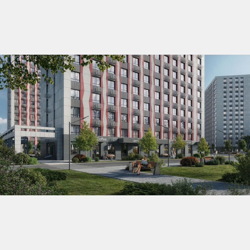 1-к. квартира, 33,1 м², 10/16 эт.