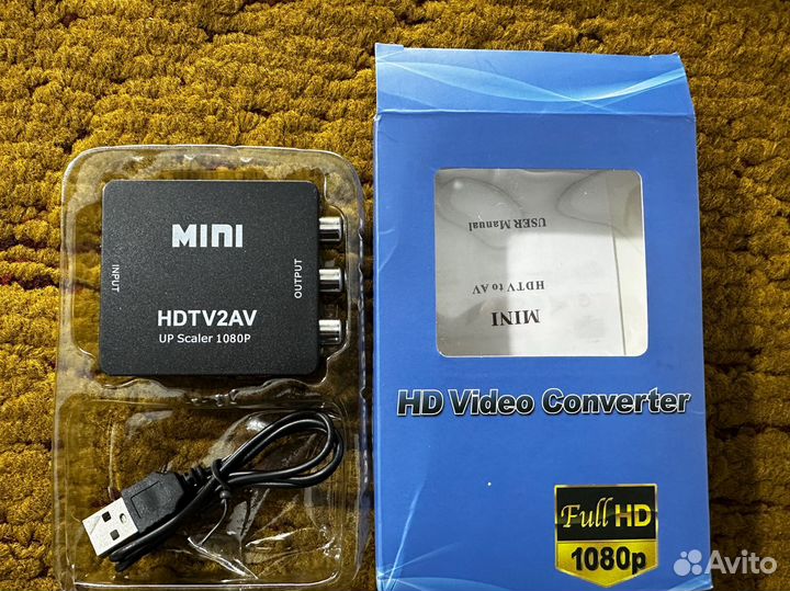 Переходник hdmi на тюльпаны